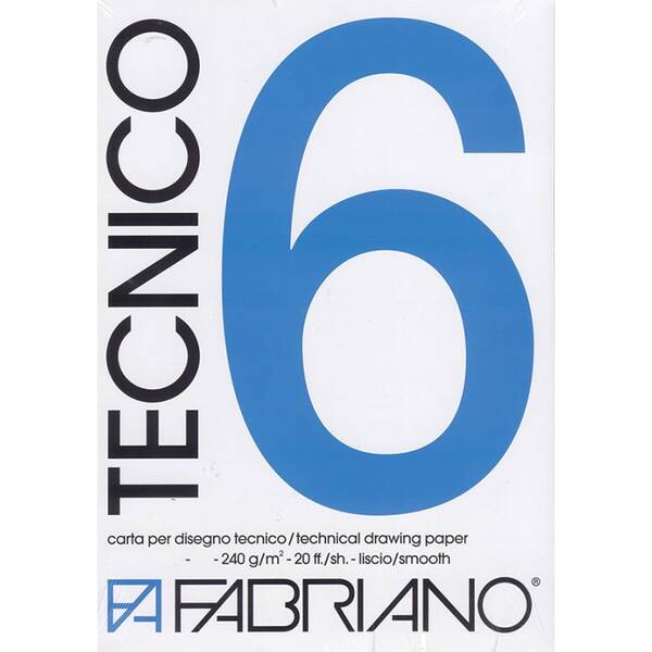 Fabriano Technico 6 Eskiz Defteri 240gr 50X70cm (GS/HP) - 1