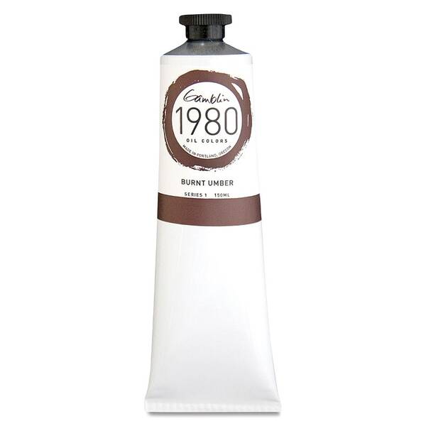 Gamblin 1980 Artist Seri Yağlı Boya 150 Ml Seri 1 Burnt Umber - 3