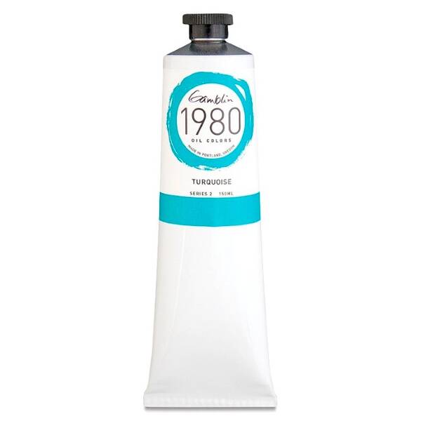 Gamblin 1980 Artist Seri Yağlı Boya 150 Ml Seri 2 Turquoise - 3