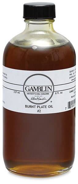 Gamblin Artist Grade Oil Colors 237Ml 2 Burnt Plate Oil - 1