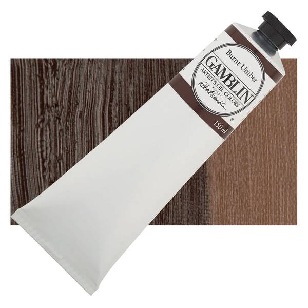 Gamblin Artist Grade Yağlı Boya 150Ml Seri 1 Burnt Umber - 1