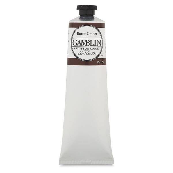 Gamblin Artist Grade Yağlı Boya 150Ml Seri 1 Burnt Umber - 3