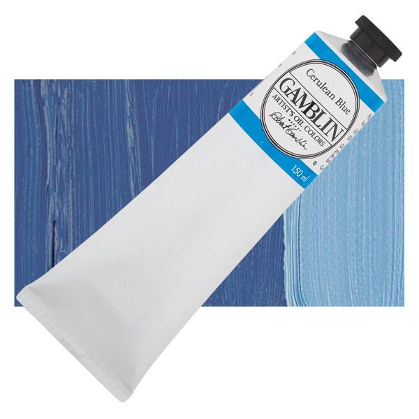 Gamblin Artist Grade Yağlı Boya 150Ml Seri 6 Cerulean Blue - 1