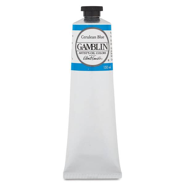 Gamblin Artist Grade Yağlı Boya 150Ml Seri 6 Cerulean Blue - 3