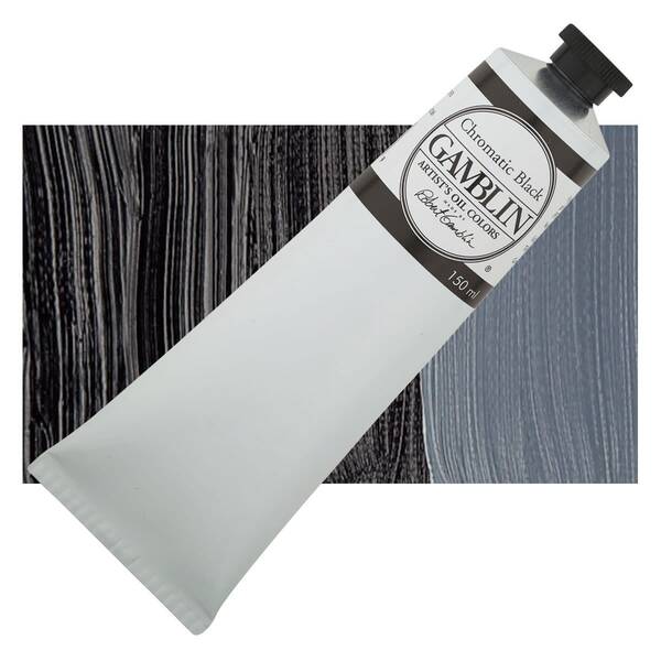 Gamblin Artist Grade Yağlı Boya 150Ml Seri 2 Chromatic Black - 1