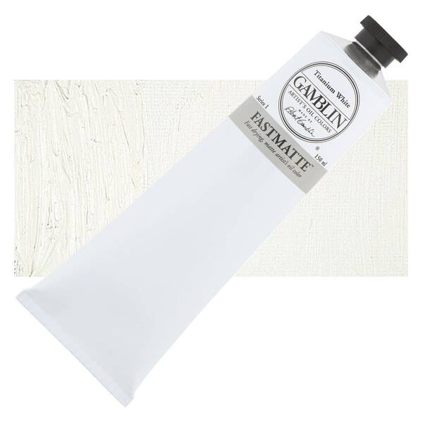 Gamblin Artist Grade Yağlı Boya 150Ml Seri 1 Fastmatte Titanium White - 1