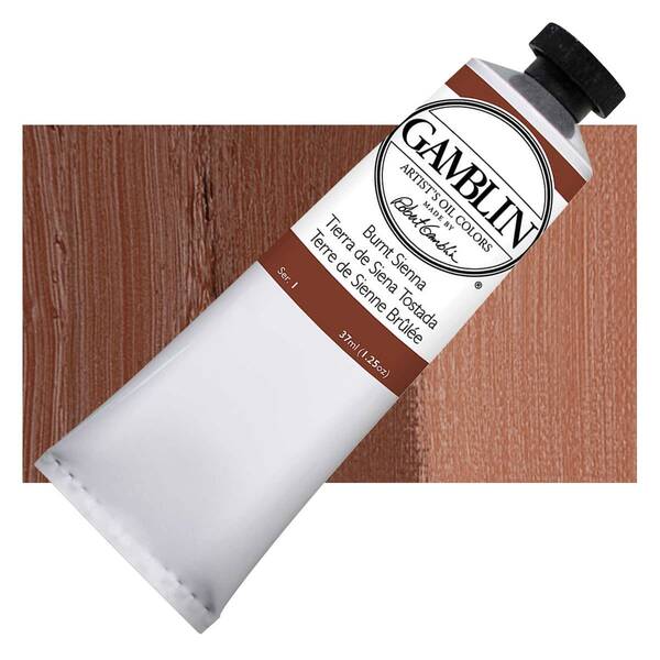 Gamblin Artist Grade Yağlı Boya 37Ml Seri 1 Burnt Sienna - 1