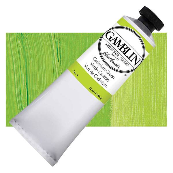 Gamblin Artist Grade Yağlı Boya 37Ml Seri 4 Cadmium Green - 1