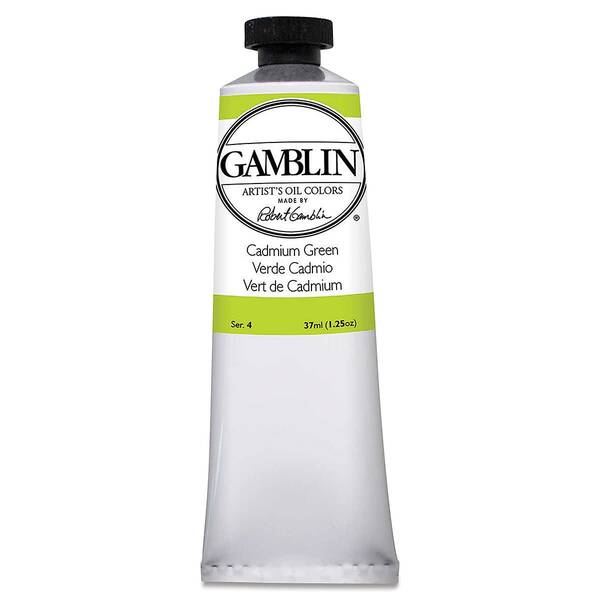 Gamblin Artist Grade Yağlı Boya 37Ml Seri 4 Cadmium Green - 3