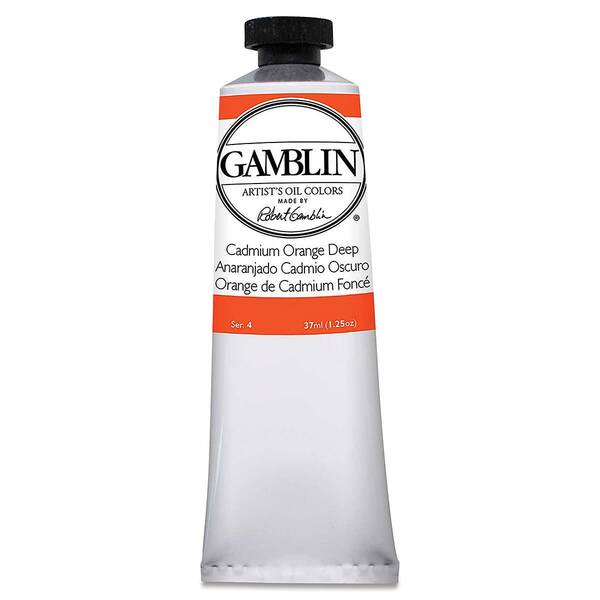 Gamblin Artist Grade Yağlı Boya 37Ml Seri 4 Cadmium Orange Deep - 3