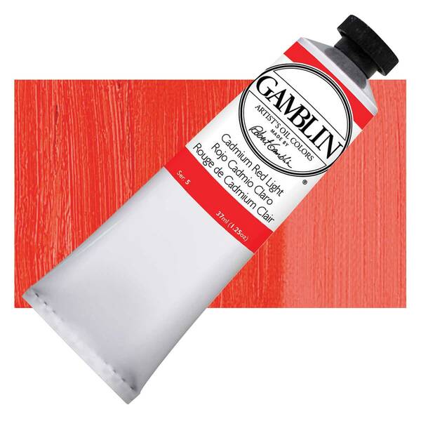 Gamblin Artist Grade Yağlı Boya 37Ml Seri 5 Cadmium Red Light - 1