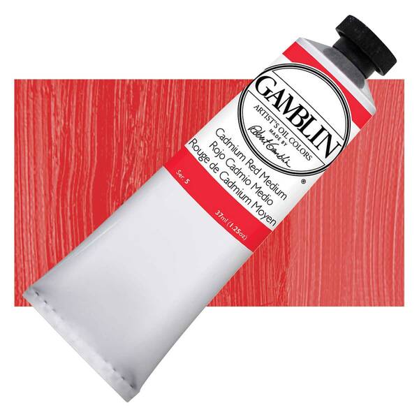 Gamblin Artist Grade Yağlı Boya 37Ml Seri 5 Cadmium Red Medium - 1