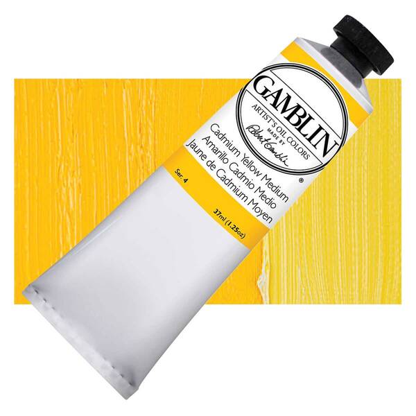 Gamblin Artist Grade Yağlı Boya 37Ml Seri 4 Cadmium Yellow Medium - 1