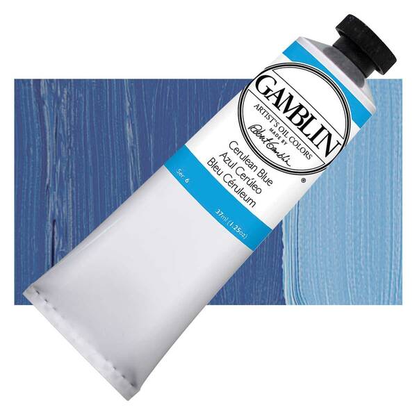 Gamblin Artist Grade Yağlı Boya 37Ml Seri 6 Cerulean Blue - 1