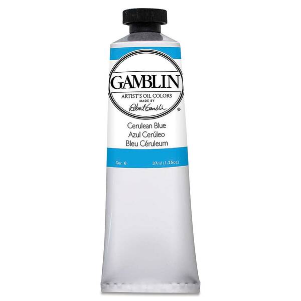 Gamblin Artist Grade Yağlı Boya 37Ml Seri 6 Cerulean Blue - 3
