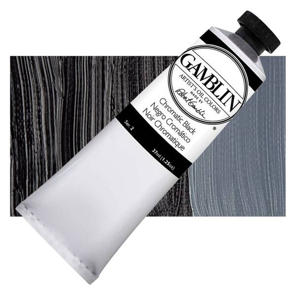 Gamblin Artist Grade Yağlı Boya 37Ml Seri 2 Chromatic Black - 1