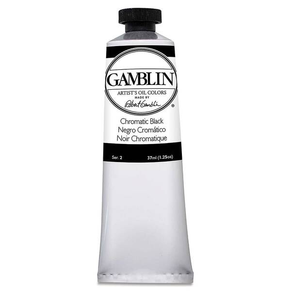 Gamblin Artist Grade Yağlı Boya 37Ml Seri 2 Chromatic Black - 3