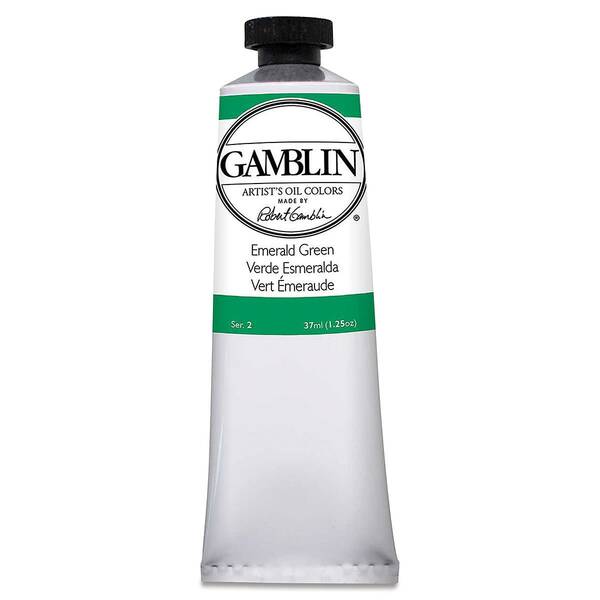 Gamblin Artist Grade Yağlı Boya 37Ml Seri 2 Emerald Green - 3