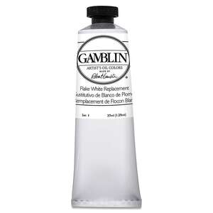 Gamblin Artist Grade Yağlı Boya 37Ml Seri 1 Flake White Replacement - Thumbnail