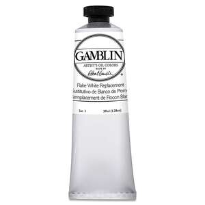 Gamblin Artist Grade Yağlı Boya 37Ml Seri 1 Flake White Replacement - 3