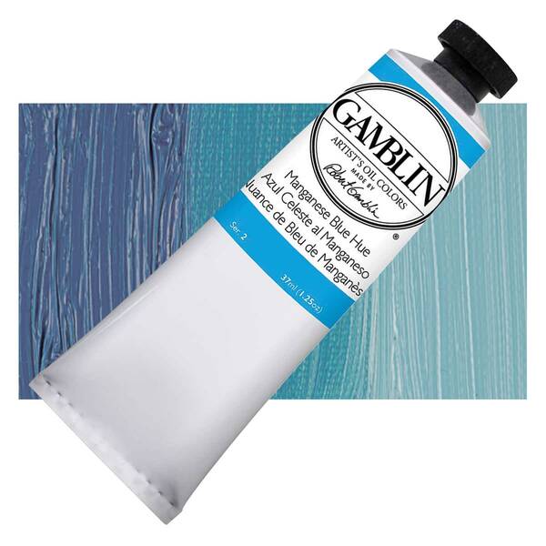 Gamblin Artist Grade Yağlı Boya 37Ml Seri 2 Manganese Blue Hue - 1