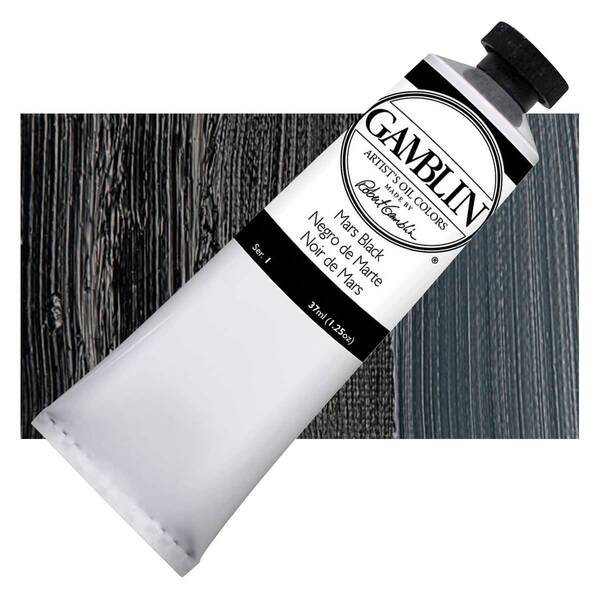 Gamblin Artist Grade Yağlı Boya 37Ml Seri 1 Mars Black - 1