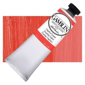 Gamblin - Gamblin Artist Grade Yağlı Boya 37Ml Seri 2 Napthol Scarlet