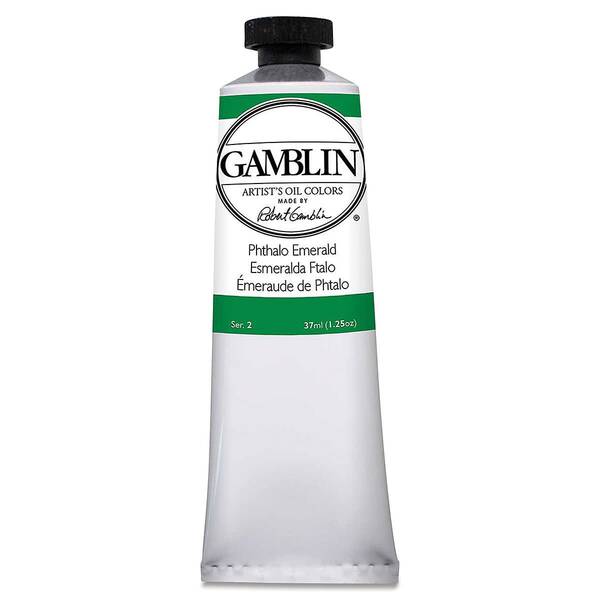 Gamblin Artist Grade Yağlı Boya 37Ml Seri 2 Phthalo Emerald - 3