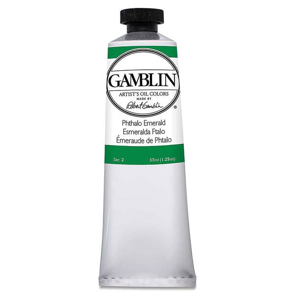 Gamblin Artist Grade Yağlı Boya 37Ml Seri 2 Phthalo Emerald - 3