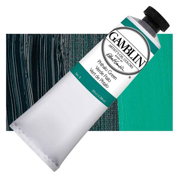 Gamblin Artist Grade Yağlı Boya 37Ml Seri 2 Phthalo Green - 1