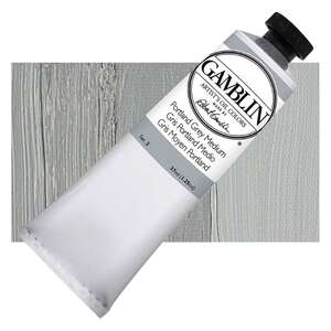 Gamblin - Gamblin Artist Grade Yağlı Boya 37Ml Seri 2 Portland Grey Medium