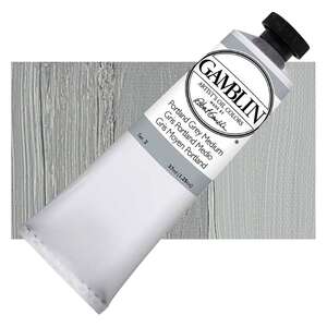 Gamblin Artist Grade Yağlı Boya 37Ml Seri 2 Portland Grey Medium - 1