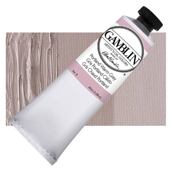 Gamblin Artist Grade Yağlı Boya 37Ml Seri 2 Portland Warm Grey - 1