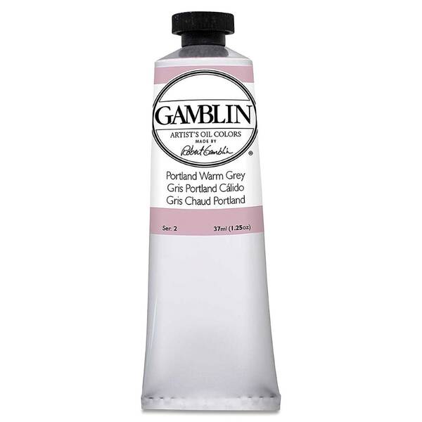 Gamblin Artist Grade Yağlı Boya 37Ml Seri 2 Portland Warm Grey - 3