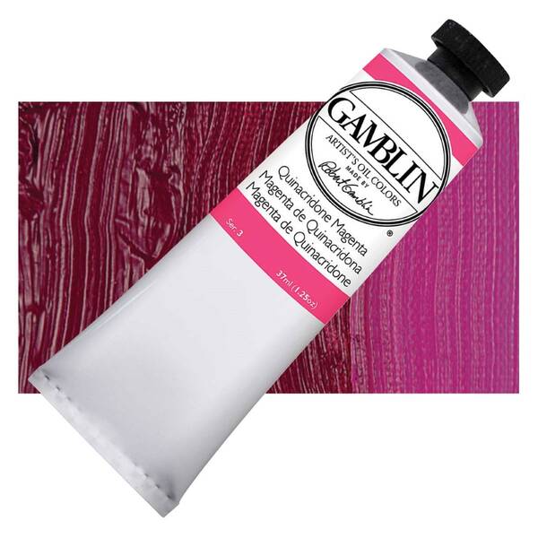 Gamblin Artist Grade Yağlı Boya 37Ml Seri 3 Quinacridone Magenta - 1