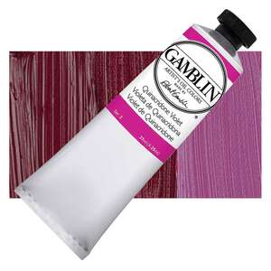 Gamblin Artist Grade Yağlı Boya 37Ml Seri 3 Quinacridone Violet - 1