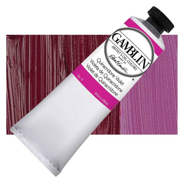 Gamblin Artist Grade Yağlı Boya 37Ml Seri 3 Quinacridone Violet - 1