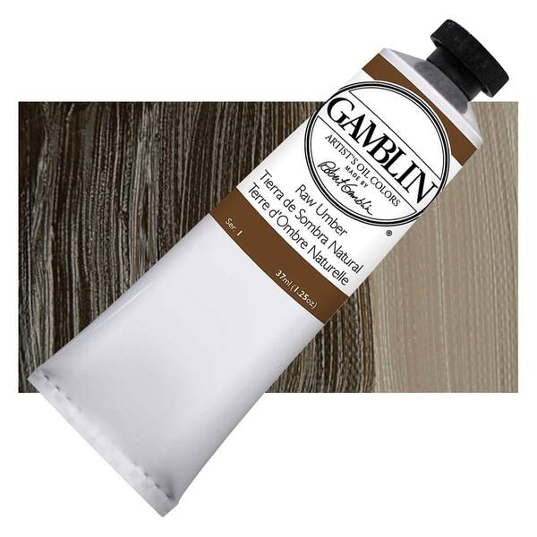 Gamblin Artist Grade Yağlı Boya 37Ml Seri 1 Raw Umber - 1