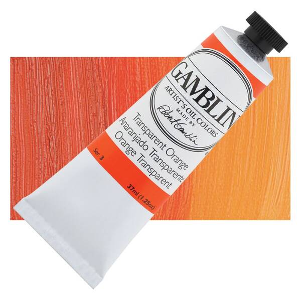 Gamblin Artist Grade Yağlı Boya 37Ml Seri 3 Transparent Orange - 1