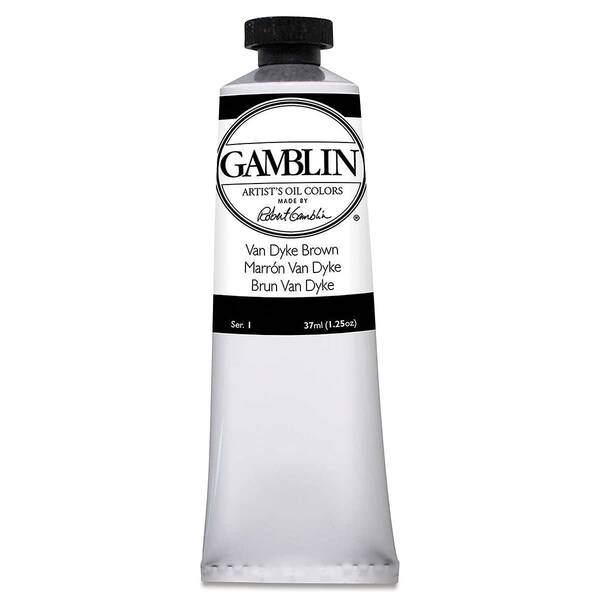 Gamblin Artist Grade Yağlı Boya 37Ml Seri 1 Van Dyke Brown - 3