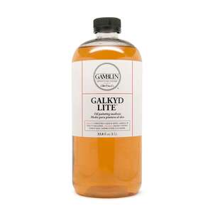 Gamblin Galkyd Lite 33.8 Fl Oz (1 L) - Gamblin
