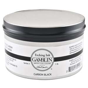 Gamblin - Gamblin Gravür Boyası S1 Carbon Black