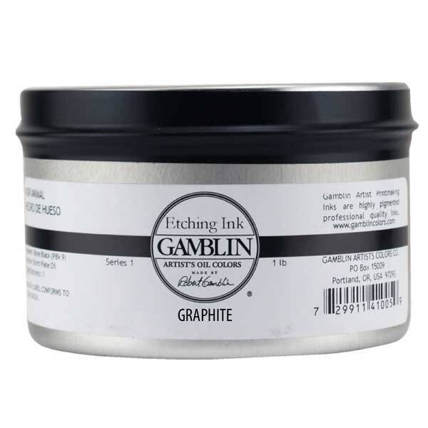 Gamblin Gravür Boyası S2 Graphite - 1