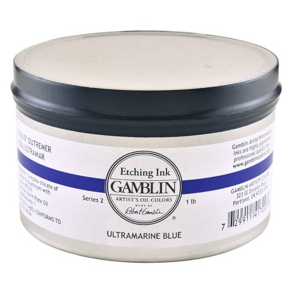 Gamblin Gravür Boyası S2 Ultramarine Blue - 1