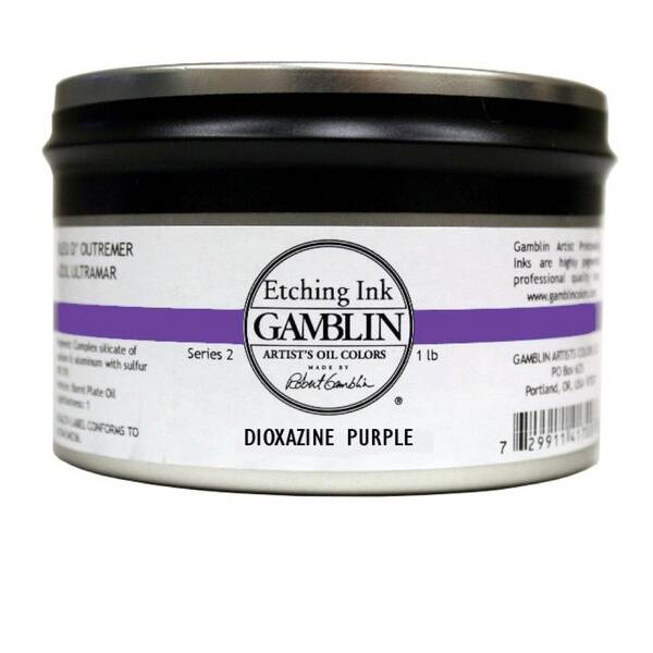 Gamblin Gravür Boyası S3 Dioxazine Purple