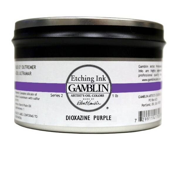 Gamblin Gravür Boyası S3 Dioxazine Purple - 1