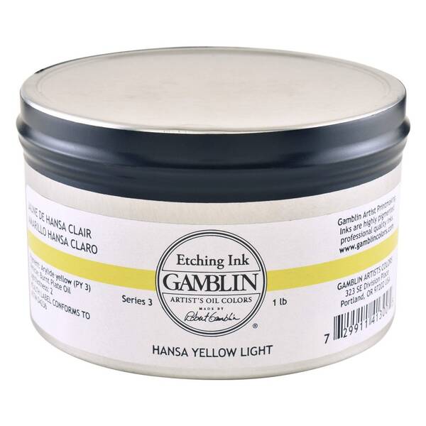 Gamblin Gravür Boyası S3 Hansa Yellow Light - 1