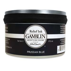 Gamblin - Gamblin Linol Ve Rölyef Mürekkebi 175Ml S2 Prussian Blue