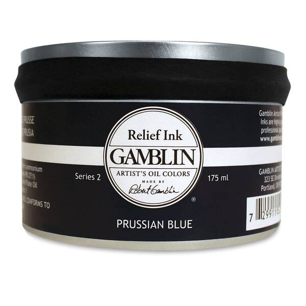 Gamblin Linol Ve Rölyef Mürekkebi 175Ml S2 Prussian Blue