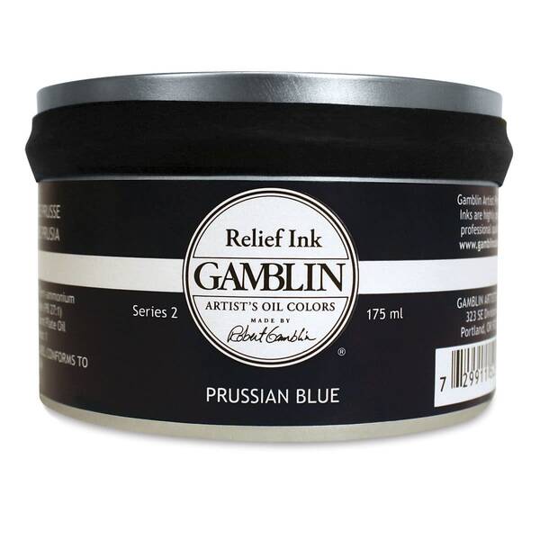 Gamblin Linol Ve Rölyef Mürekkebi 175Ml S2 Prussian Blue - 1